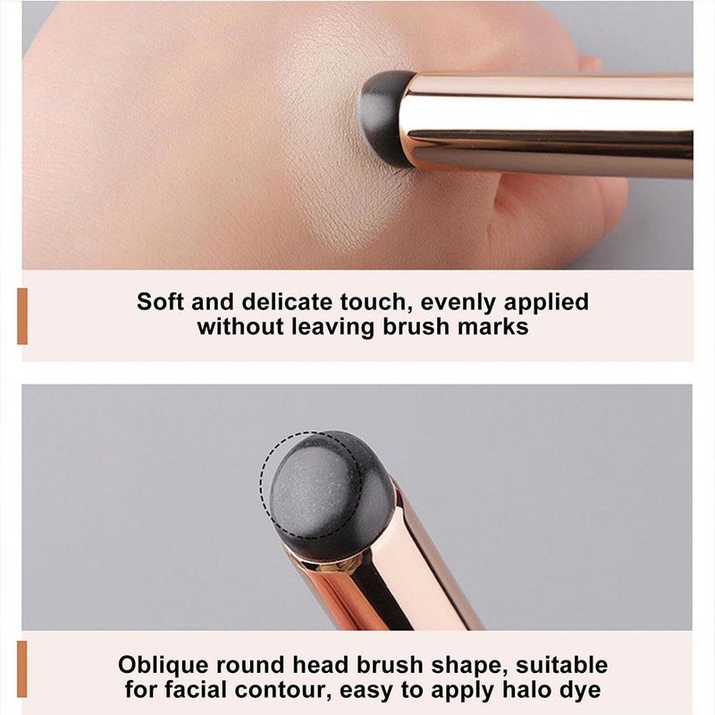Silicone Lip Brush Round Head Lip Brushes Applicator with Cover, Fingerlike Silicone Lip Brush, Multi-purpose Makeup Brush Reusable Silicone Makeup Brush Beauty Tool for Lip Gloss (Pink) - Image 4